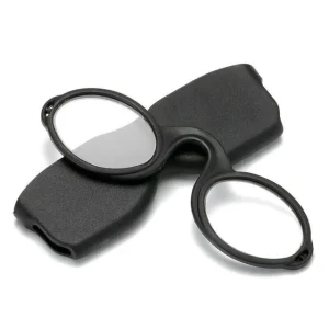 Gafas miniatura de lectura 1.50 con clip nasal negras