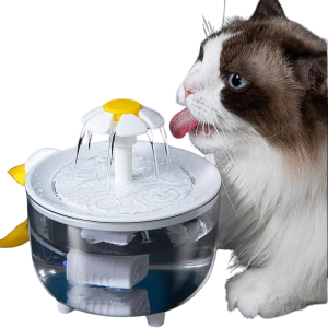 Dispensador de agua con forma de flor