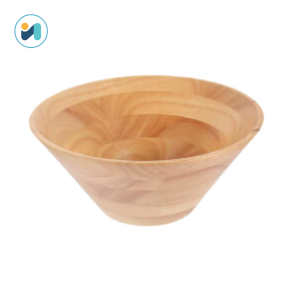 Bowl de madera para porciones individuales